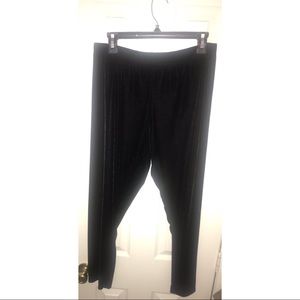 Donna Karan High Waisted Velvet Leggings